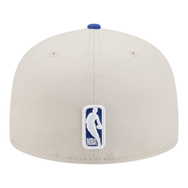 Бейсболка Golden State Warriors New Era Tan/Royal Localized City Icon 59FIFTY