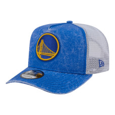 Бейсболка Golden State Warriors New Era Royal/White Washed Meshback 9FIFTY