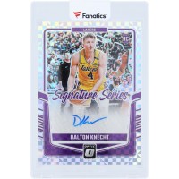 Dalton Knecht Los Angeles Lakers Autographed 2024-25 Panini Donruss Optic Signature Series Checkerboard Prizm #SS-KNT #1/1 Rookie Card