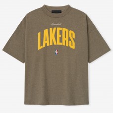 Футболка Unisex Los Angeles Lakers Fear of God x NBA Heather Gray 90s