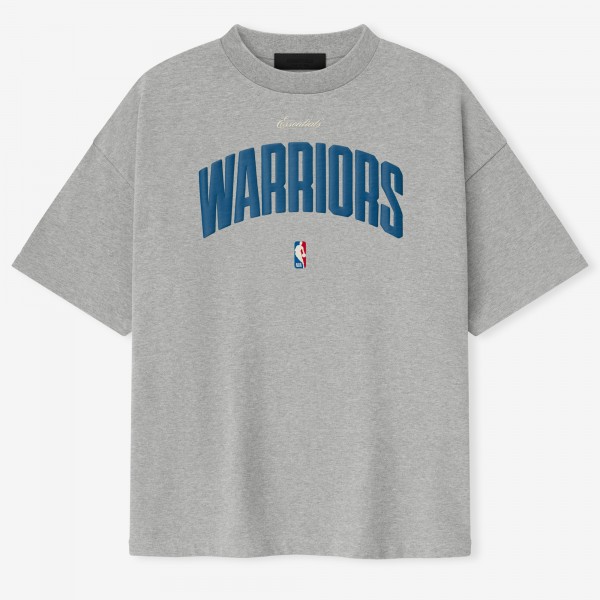 Unisex Golden State Warriors Fear of God x NBA Heather Gray 90s T-Shirt