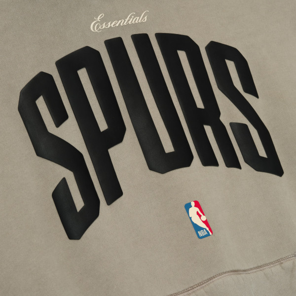 Толстовка Unisex San Antonio Spurs Fear of God x NBA Gray 90s