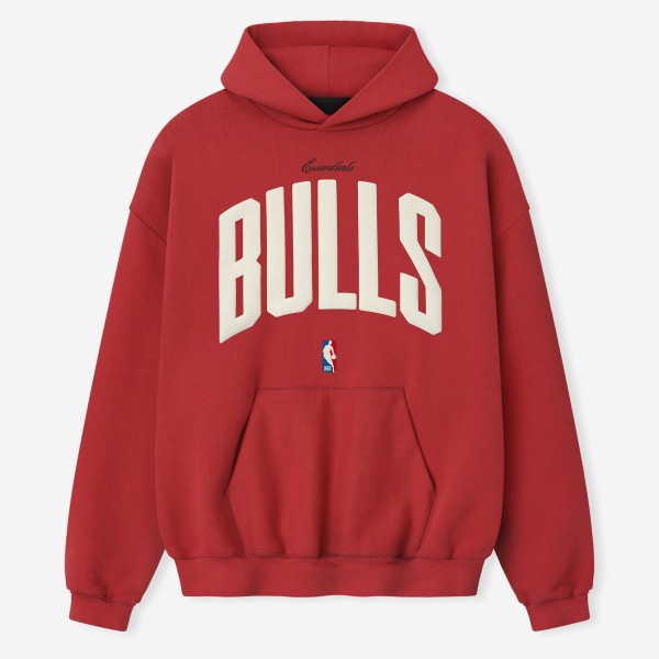 Толстовка Unisex Chicago Bulls Fear of God x NBA Red 90s