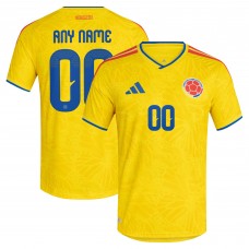 Именная джерси Colombia National Team adidas FIFA x World Cup 2026 Home On Field Authentic - Yellow