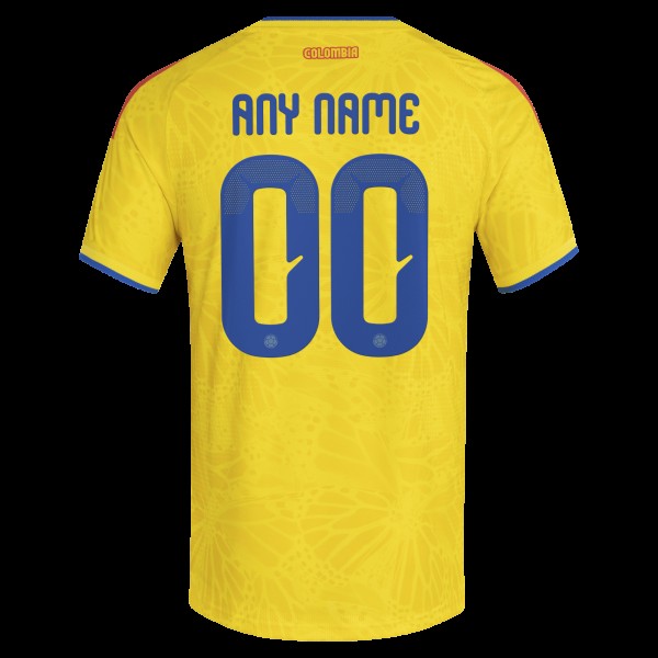 Именная джерси Colombia National Team adidas FIFA x World Cup 2026 Home On Field Authentic - Yellow