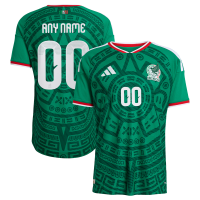 Именная джерси Mexico National Team adidas 2026 Home Authentic - Green