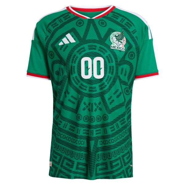 Именная джерси Mexico National Team adidas 2026 Home Authentic - Green