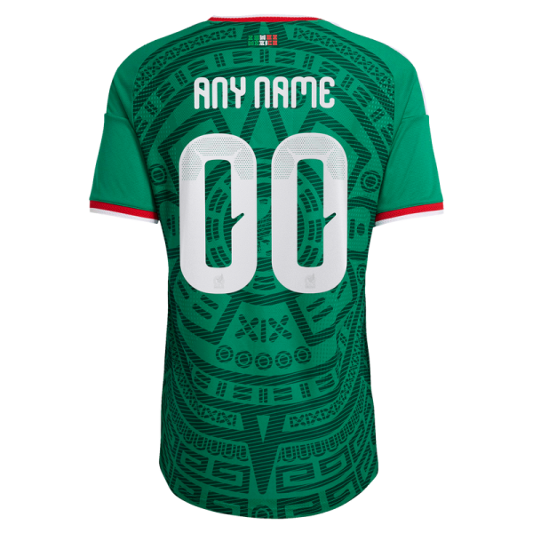 Именная джерси Mexico National Team adidas 2026 Home Authentic - Green