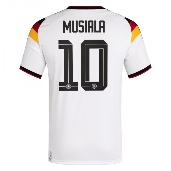 Jamal Musiala Germany National Team adidas 2026 Home Replica Jersey - White