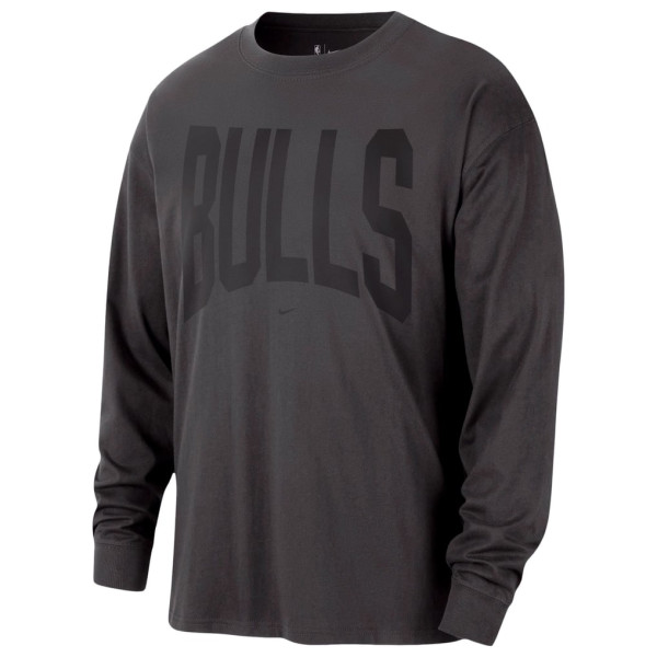 Футболка с длинным рукавом Chicago Bulls Nike 2026 Standard Issue Travel - Charcoal
