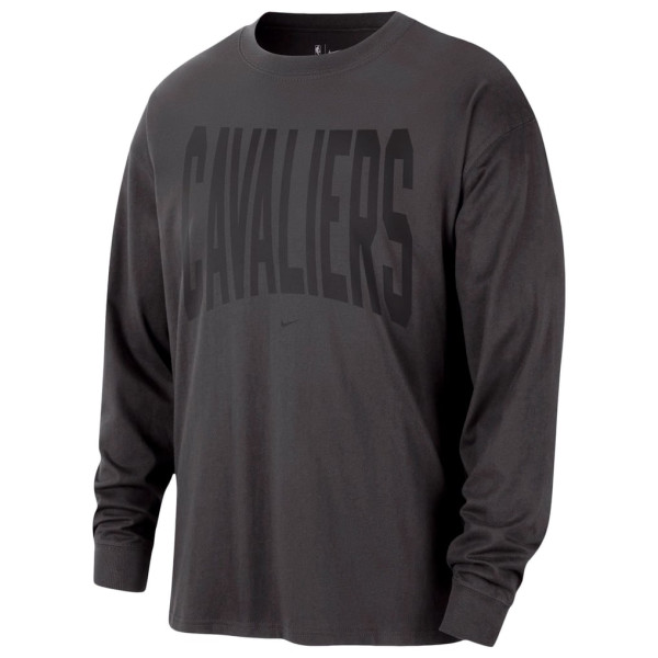 Футболка с длинным рукавом Cleveland Cavaliers Nike 2026 Standard Issue Travel - Charcoal