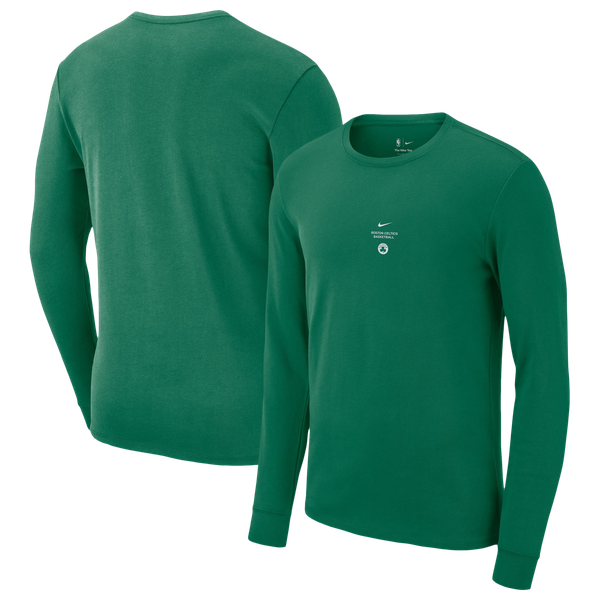 Футболка с длинным рукавом Boston Celtics Nike 2026 Standard Issue Practice - Kelly Green