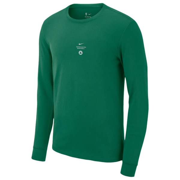 Футболка с длинным рукавом Boston Celtics Nike 2026 Standard Issue Practice - Kelly Green