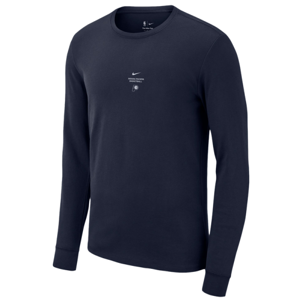 Футболка с длинным рукавом Indiana Pacers Nike 2026 Standard Issue Practice - Navy