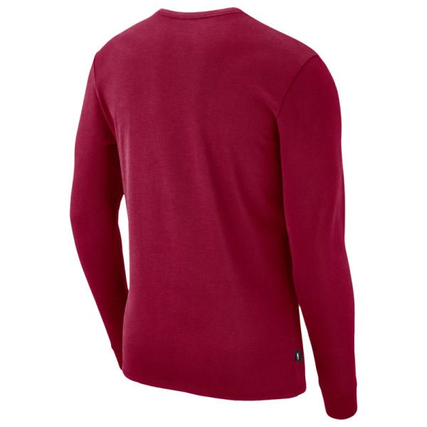Футболка с длинным рукавом Cleveland Cavaliers Nike 2026 Standard Issue Practice - Wine