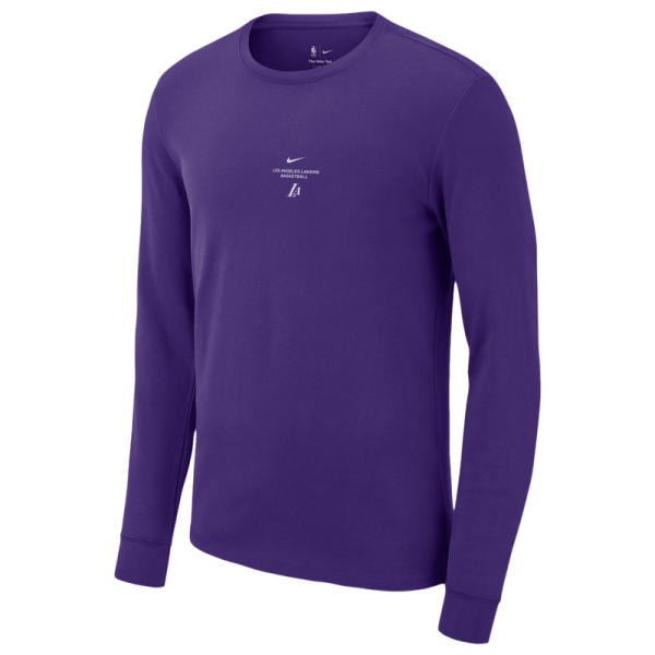 Футболка с длинным рукавом Los Angeles Lakers Nike 2026 Standard Issue Practice - Purple
