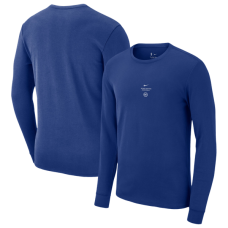 Футболка с длинным рукавом Detroit Pistons Nike 2026 Standard Issue Practice - Blue
