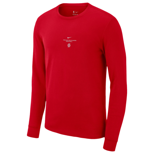 Футболка с длинным рукавом Portland Trail Blazers Nike 2026 Standard Issue Practice - Red