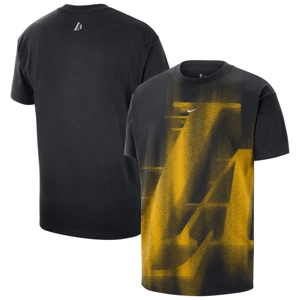 Футболка Los Angeles Lakers Nike 2026 Standard Issue Practice Icon - Black