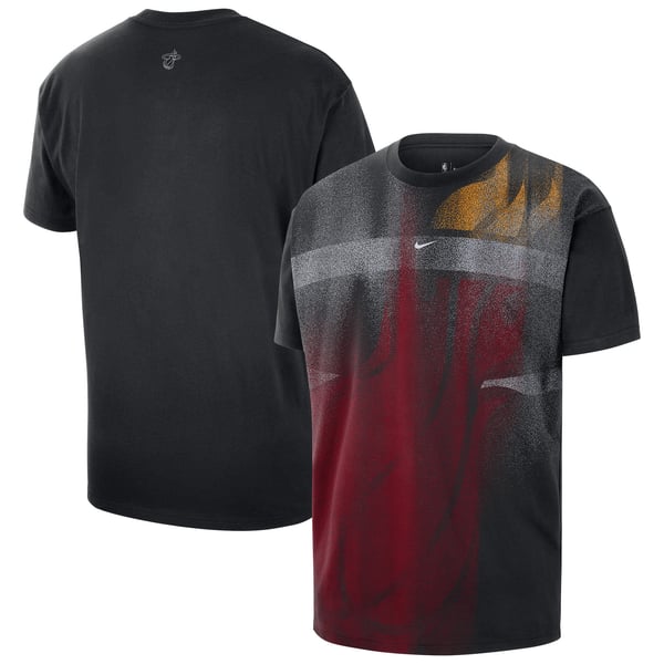 Футболка Miami Heat Nike 2026 Standard Issue Practice Icon - Black