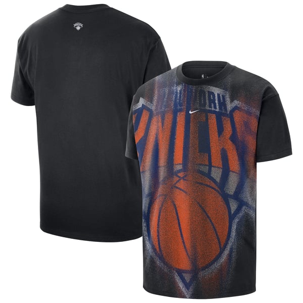Футболка New York Knicks Nike 2026 Standard Issue Practice Icon - Black