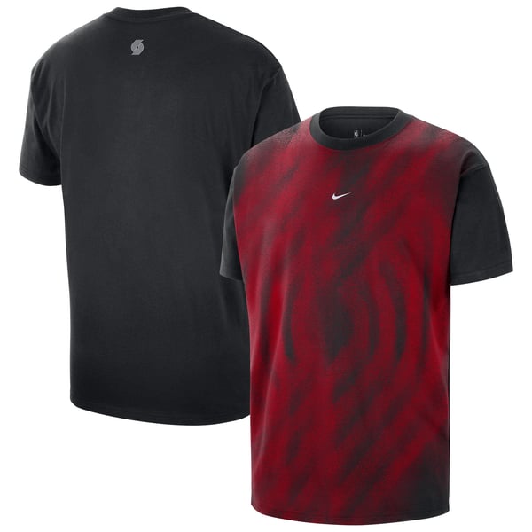Футболка Portland Trail Blazers Nike 2026 Standard Issue Practice Icon - Black