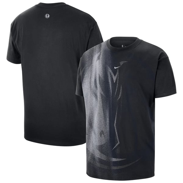Футболка Dallas Mavericks Nike 2026 Standard Issue Practice Icon - Black