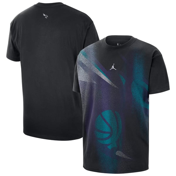 Футболка Charlotte Hornets Jordan Brand 2026 Standard Issue Practice Icon - Black