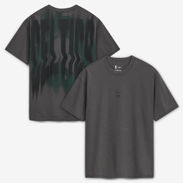 Футболка Boston Celtics Nike 2026 Standard Issue Pre-Game Max 90 - Charcoal