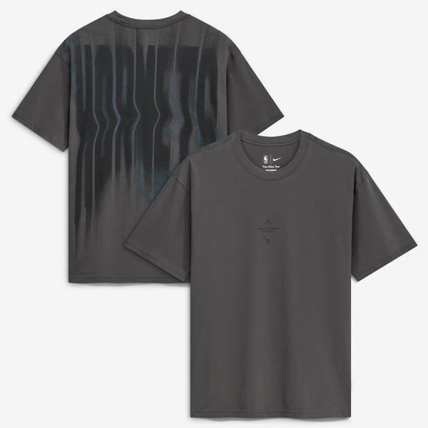 Футболка Charlotte Hornets Jordan Brand 2026 Standard Issue Pre-Game Max 90 - Charcoal