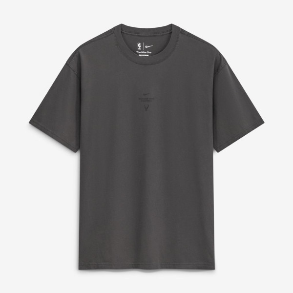 Футболка Milwaukee Bucks Nike 2026 Standard Issue Pre-Game Max 90 - Charcoal