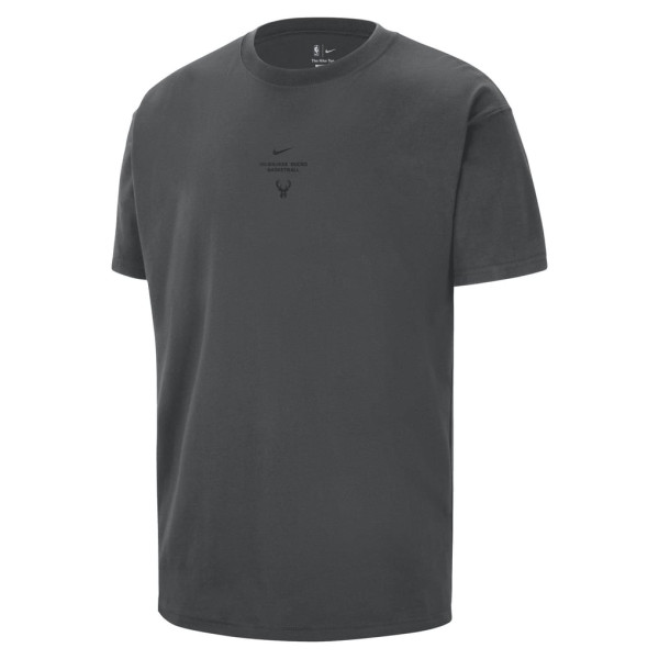 Футболка Milwaukee Bucks Nike 2026 Standard Issue Pre-Game Max 90 - Charcoal