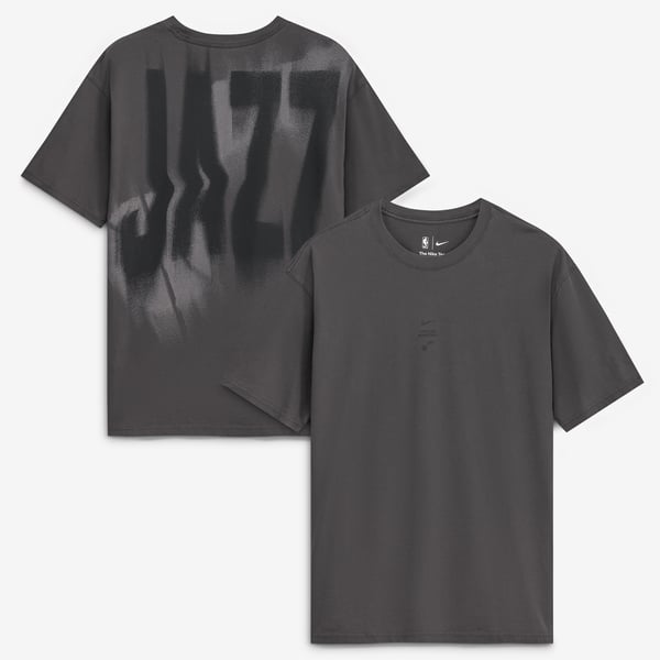 Футболка Utah Jazz Nike 2026 Standard Issue Pre-Game Max 90 - Charcoal