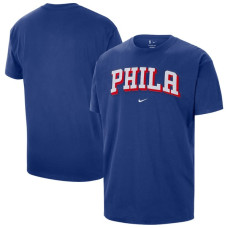 Футболка Philadelphia 76ers Nike Royal Twill Logo