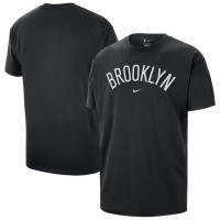 Футболка Brooklyn Nets Nike Black Twill Logo