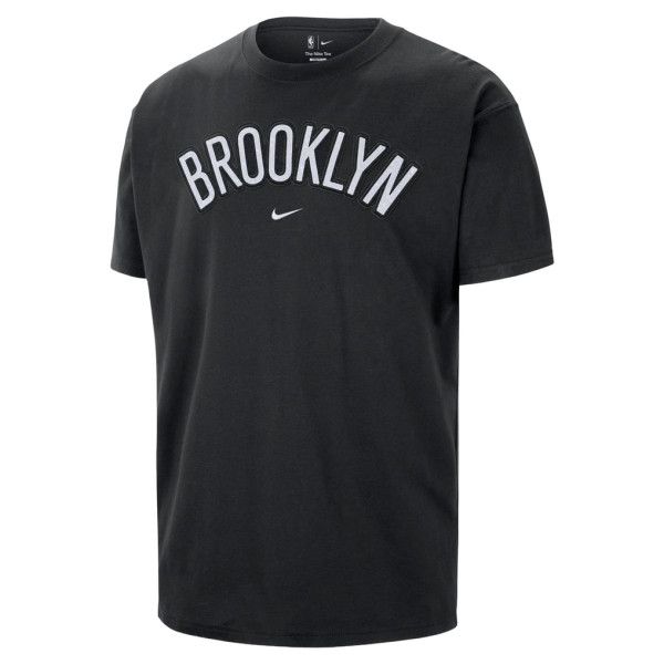 Футболка Brooklyn Nets Nike Black Twill Logo