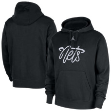 Толстовка Brooklyn Nets Jordan Brand Black Statement Edition Club Fleece