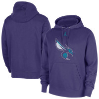 Толстовка Charlotte Hornets Jordan Brand Purple Statement Edition Club Fleece