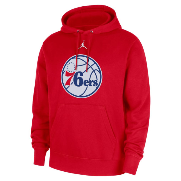 Толстовка Philadelphia 76ers Jordan Brand Red Statement Edition Club Fleece