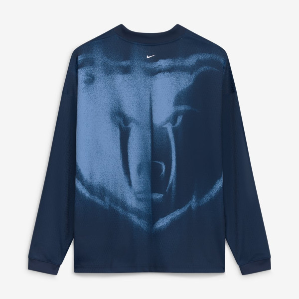 Футболка с длинным рукавом Memphis Grizzlies Nike 2026 Standard Issue Pre-Game Performance - Navy