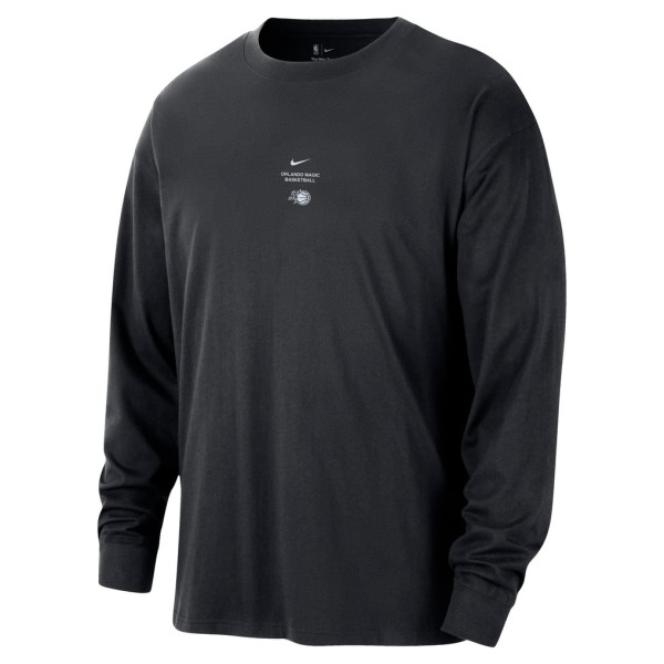 Футболка с длинным рукавом Orlando Magic Nike 2026 Standard Issue Pre-Game Performance - Black