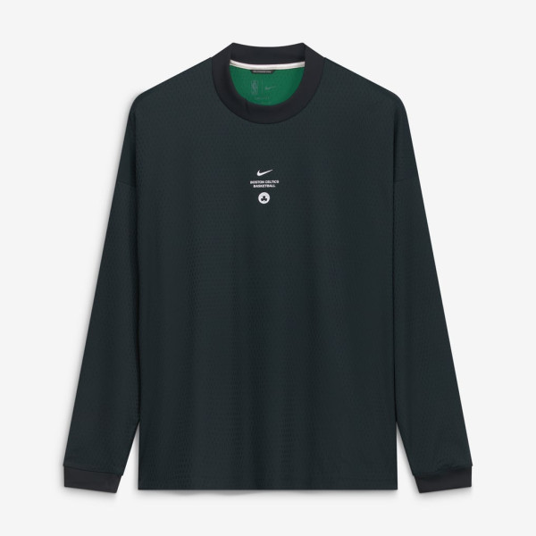 Футболка с длинным рукавом Boston Celtics Nike 2026 Standard Issue Pre-Game Performance - Black