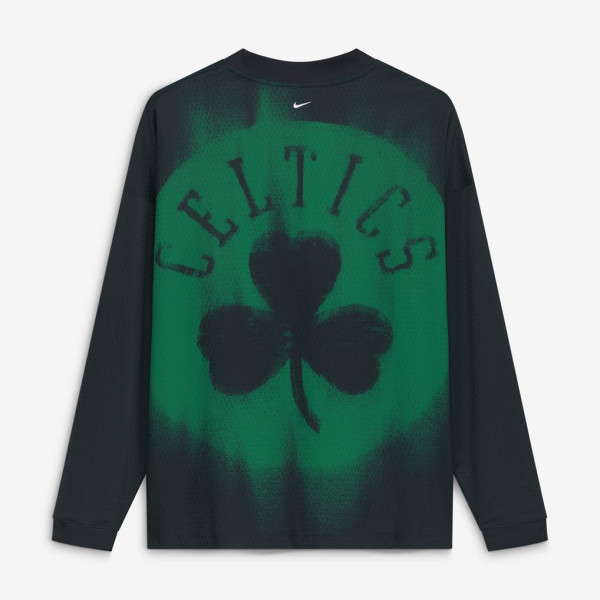 Футболка с длинным рукавом Boston Celtics Nike 2026 Standard Issue Pre-Game Performance - Black