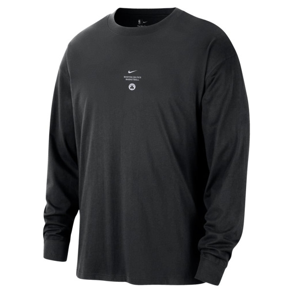 Футболка с длинным рукавом Boston Celtics Nike 2026 Standard Issue Pre-Game Performance - Black