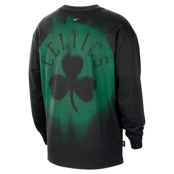 Футболка с длинным рукавом Boston Celtics Nike 2026 Standard Issue Pre-Game Performance - Black