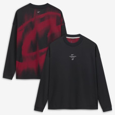 Футболка с длинным рукавом Cleveland Cavaliers Nike 2026 Standard Issue Pre-Game Performance - Black