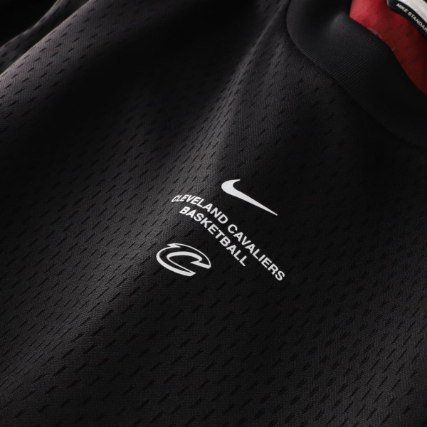 Футболка с длинным рукавом Cleveland Cavaliers Nike 2026 Standard Issue Pre-Game Performance - Black