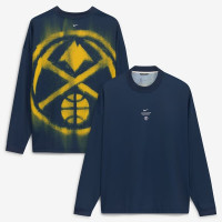 Футболка с длинным рукавом Denver Nuggets Nike 2026 Standard Issue Pre-Game Performance - Navy