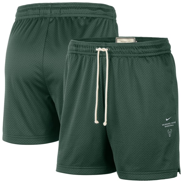 Шорты Milwaukee Bucks Nike 2026 Standard Issue Practice Mesh - Hunter Green