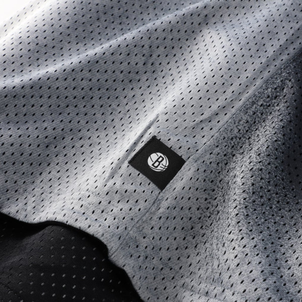 Джерси Brooklyn Nets Nike Silver/Black 2026 Standard Issue Practice Icon Mesh Reversible